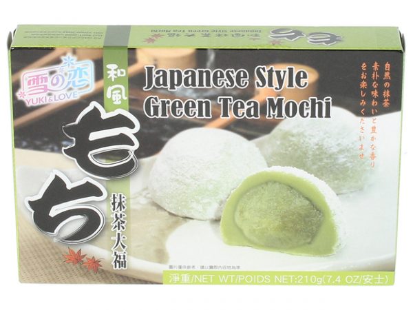 Mochi Green Tea (Japan, Rice Cake)