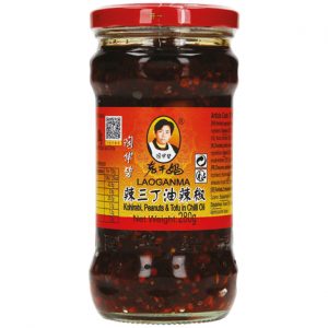 Chilli Oil with Kohlrabi; Peanuts & Tofu